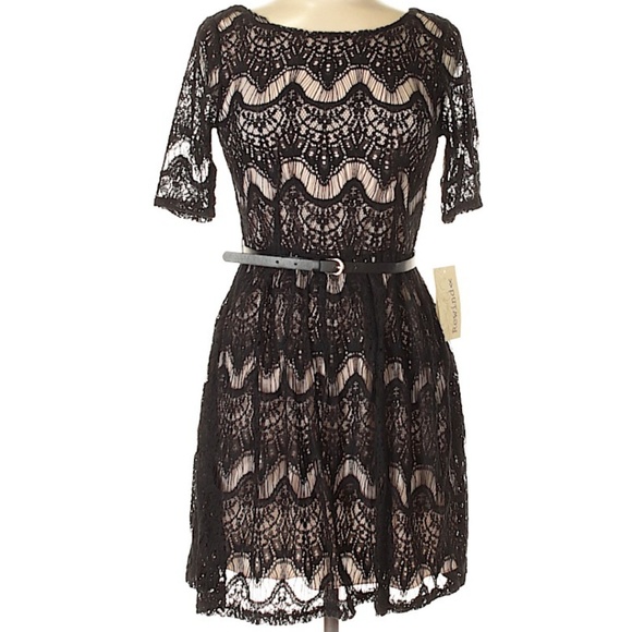 ☘3 for $24☘Black and blush lace dress - Picture 8 of 8